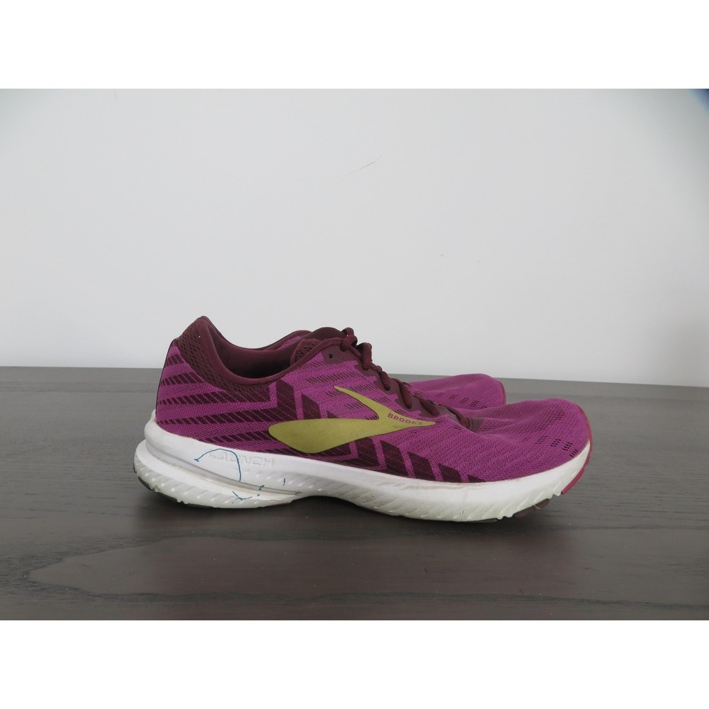 Brooks Launch 6 Shoes Womens 8 Purple Running Sneakers Road Gym 1202851B553